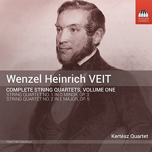 CD cover featuring a portrait of composer Wenzel Heinrich Veit.
