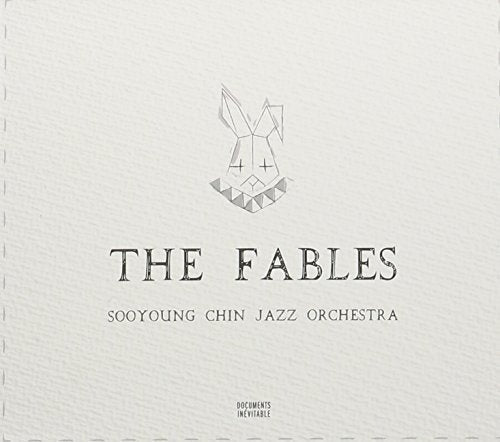 CD cover for "The Fables" featuring a geometric rabbit illustration.