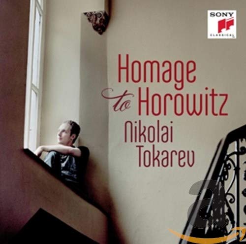 CD cover: pianist Nikolai Tokarev near a window and staircase.