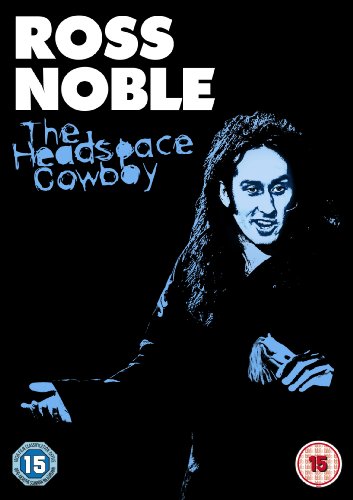 DVD cover featuring Ross Noble in blue against a black background, with title text.