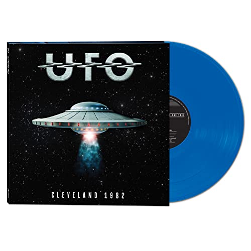 UFO "Cleveland 1982" vinyl record with a UFO image on the cover.