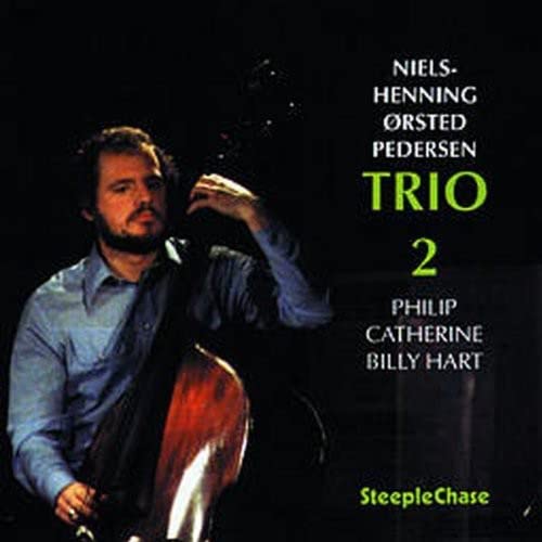 CD cover featuring bassist Niels-Henning Orsted Pedersen and text details.
