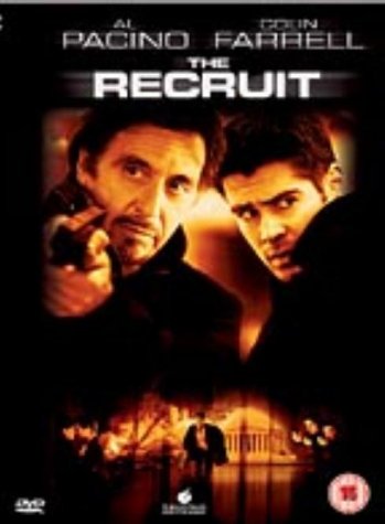 DVD cover for "The Recruit" featuring Al Pacino and Colin Farrell.