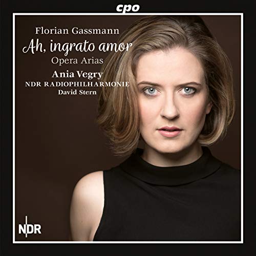 CD cover featuring a portrait of soprano Ania Vegry with text.