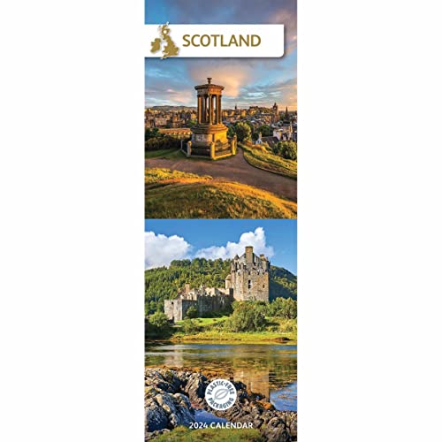 Scotland Slim Calendar 2024