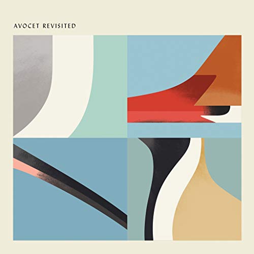 CD cover with abstract geometric shapes in muted blues, reds, and browns.