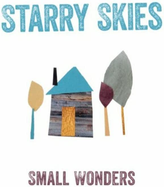 CD cover with a paper-cut style illustration of a house and trees.
