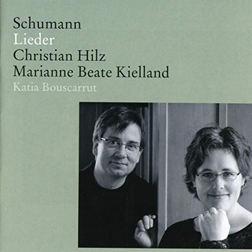 CD cover with portraits of two musicians, Hilz and Kielland.