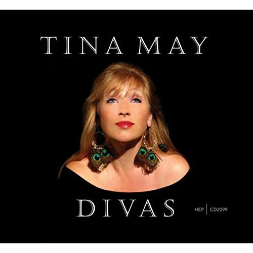 "Tina May Divas CD cover featuring a blonde woman in a black top."