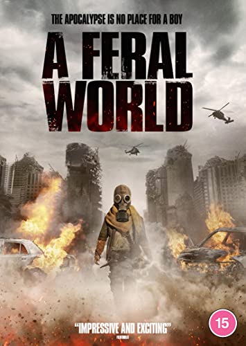 DVD cover for "A Feral World" depicting a post-apocalyptic cityscape.