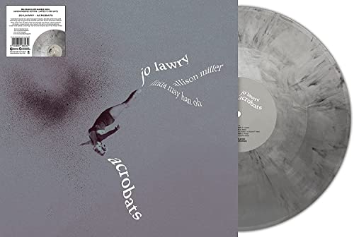 Silver marble vinyl record with album artwork featuring a falling figure.