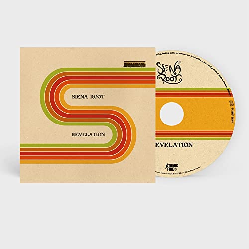 Siena Root "Revelation" CD with orange and brown retro-style cover art.