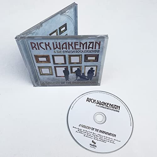 Rick Wakeman CD case and disc, featuring artwork of framed pictures.
