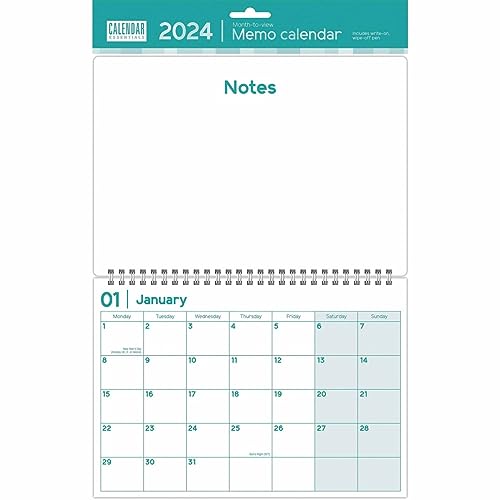 Essential Memo Calendar A3 Planner 2024