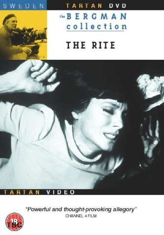 DVD cover for "The Rite" with a black-and-white image of a man screaming.