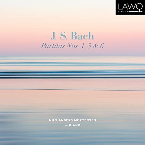 CD cover for J.S. Bach Partitas by Nils Anders Mortensen, ocean scene.