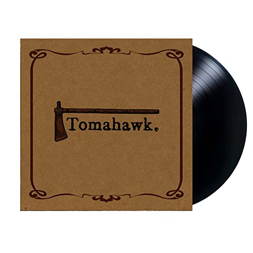 Tomahawk vinyl record with a brown cover featuring a tomahawk illustration.