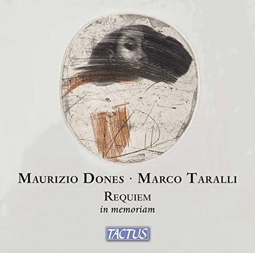 CD cover with abstract black bird drawing and text “Requiem in memoriam”.