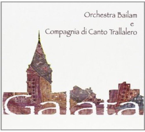 "CD case with a cover, titled 'Orchestra Bailam - Galata', with a barcode on the back."