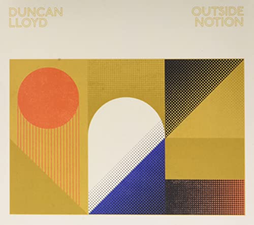 CD cover for Duncan Lloyd’s “Outside Notion” with geometric shapes.