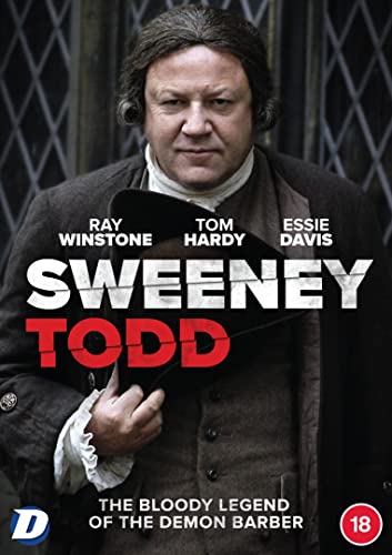 DVD cover featuring Ray Winstone in period clothing with the title Sweeney Todd.