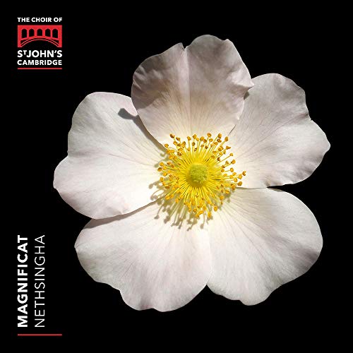 CD cover featuring a close-up of a white flower on a black background.