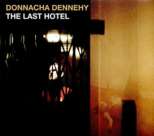 CD cover for "The Last Hotel" opera, featuring a blurred hotel corridor.