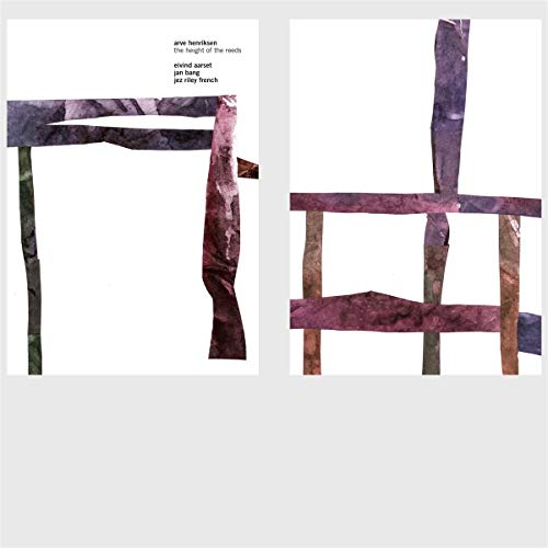CD cover with abstract watercolor painting of purple and brown reeds.