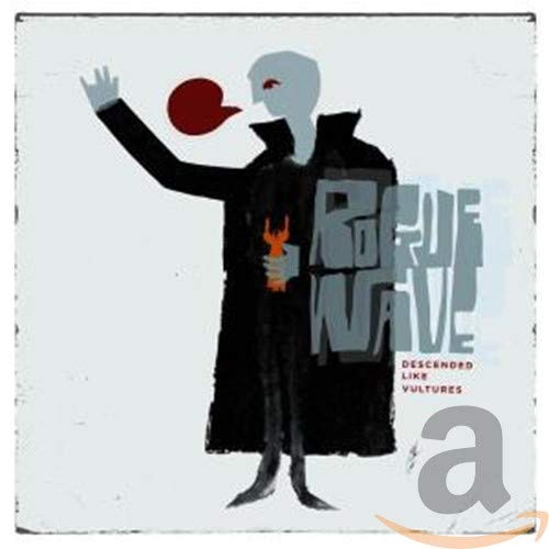 CD cover: stylized figure with raised arm and red disc, text "Rogue Wave".