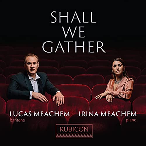CD cover featuring Lucas and Irina Meachem seated in a red theater.