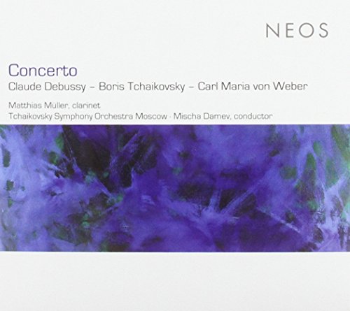 CD cover with purple abstract design and white background, featuring text about classical music.
