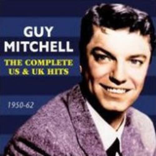 CD cover featuring portrait of singer Guy Mitchell, 1950-62 hits.