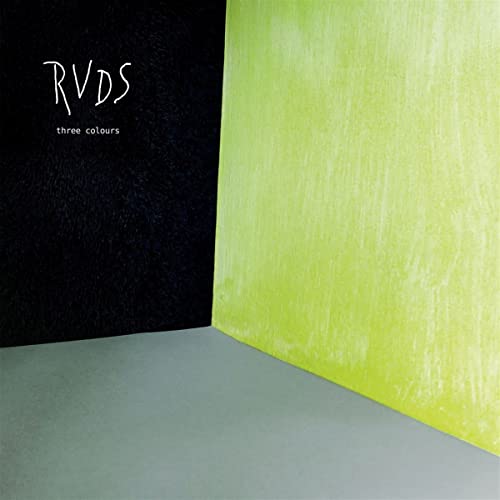 RVDS album cover: black, green, and grey textured blocks with white text.