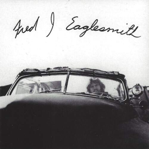 Black and white CD cover with handwritten text and a car silhouette.