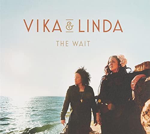 CD cover for Vika & Linda’s “The Wait,” featuring two women by the sea.