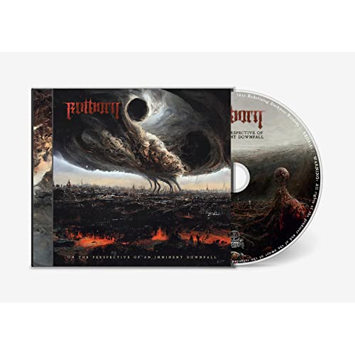 Rotborn CD case with dark, apocalyptic artwork and a silver disc.