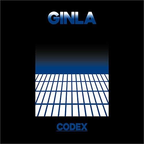 Black album cover with blue “GINLA” and geometric design, “Codex” below.