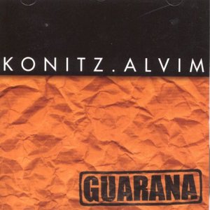 CD cover for “Guarana” by Konitz,lee, with orange and black design.