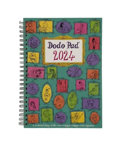 The Dodo Pad A5 Diary 2024 - Calendar Year Week to View Diary: A Diary-Organiser-Planner Book with space for up to 5 people/appointments/activities. UK made, sustainable, plastic free