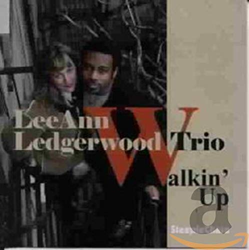 CD cover for LeeAnn Ledgerwood’s “Walkin’ Up” featuring two musicians.