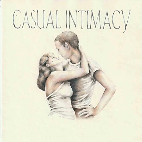 Sketch of a couple embracing, album cover for "Casual Intimacy.