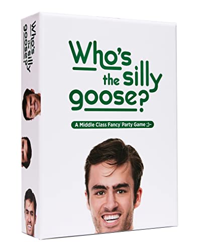White game box with green text and portraits of smiling men.