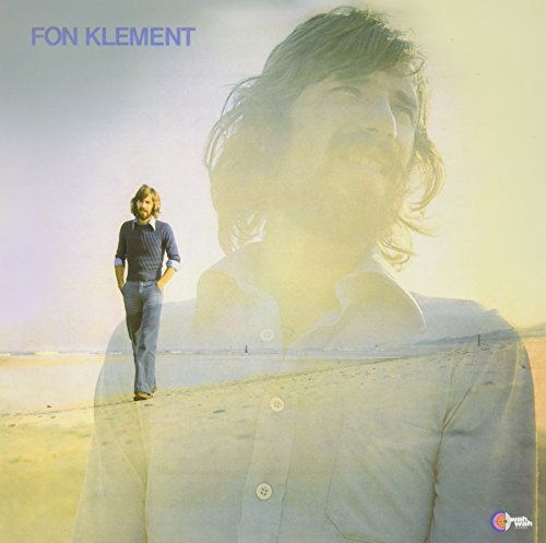 Album cover for Fon Klement featuring a man’s portrait and beach scene.