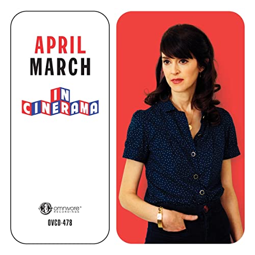 CD cover for April March’s “In Cinerama” featuring a woman’s portrait.