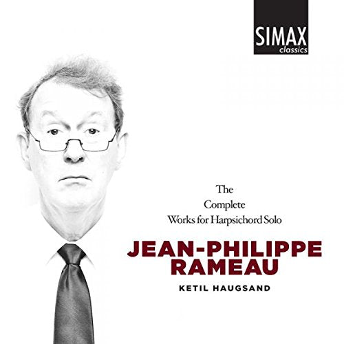 CD cover with black and white portrait and red and black text on white background.