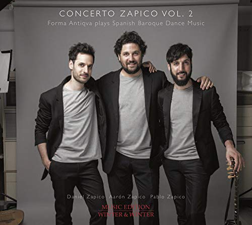 "CD cover featuring three men in grey shirts and black jackets."