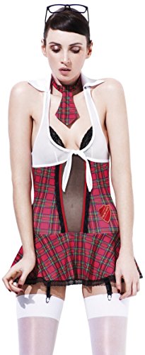 Ladies Sexy Fever Student Grade A Fancy Dress Costume