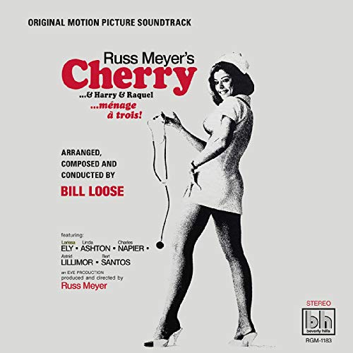 Soundtrack album cover featuring Raquel Welch in a nurse's uniform.