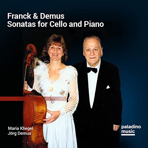 CD cover featuring musicians Maria Kliegel and Jörg Demus with a cello.