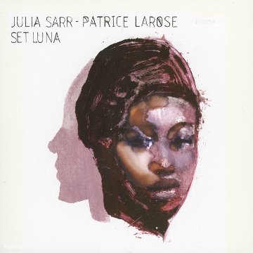 The image depicts a watercolor-style illustration of a woman's face, with the title "Set Luna" written below it. The woman is shown in profile, facing to the right, and has dark hair pulled back. The illustration is rendered in muted colors, with shades of purple and pink dominating the palette. The background is white, providing a clean and simple contrast to the soft, dreamy quality of the illustration.